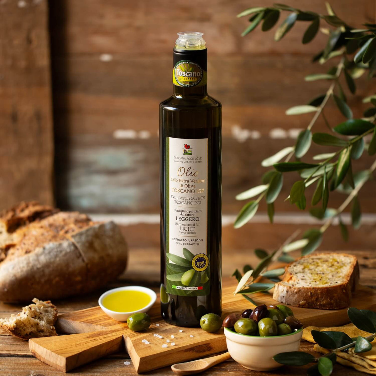 Toscano DOP and PGI Extra Virgin Olive Oil Trio | PGI Light, Chianti DOP & PGI Intense