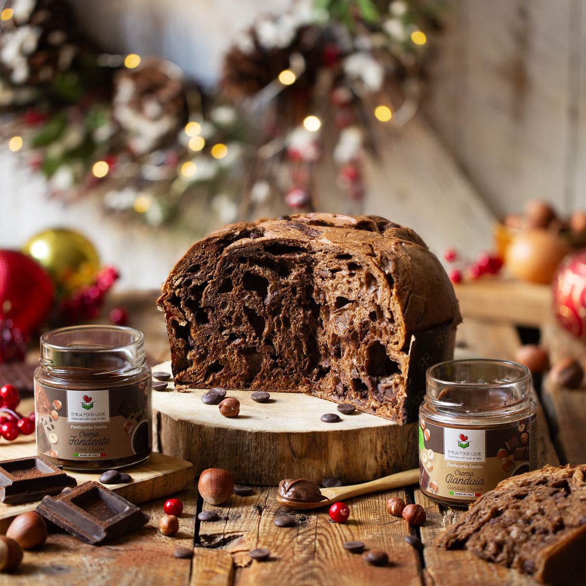 Panettone aux Trois Chocolats