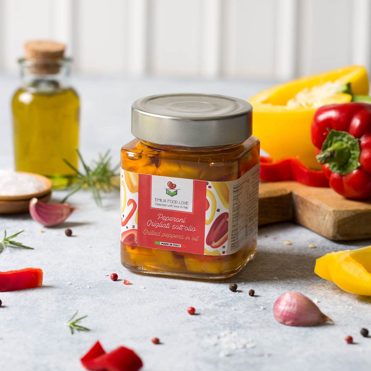 Poivrons Grillés à l'Huile