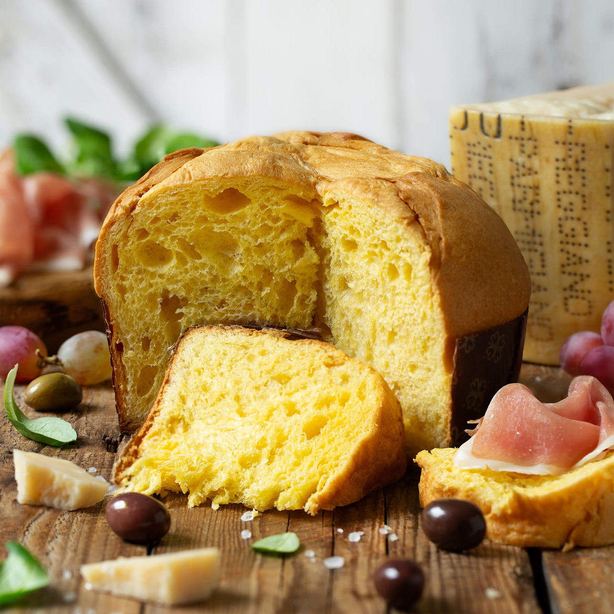 Panettone salé au Parmigiano Reggiano