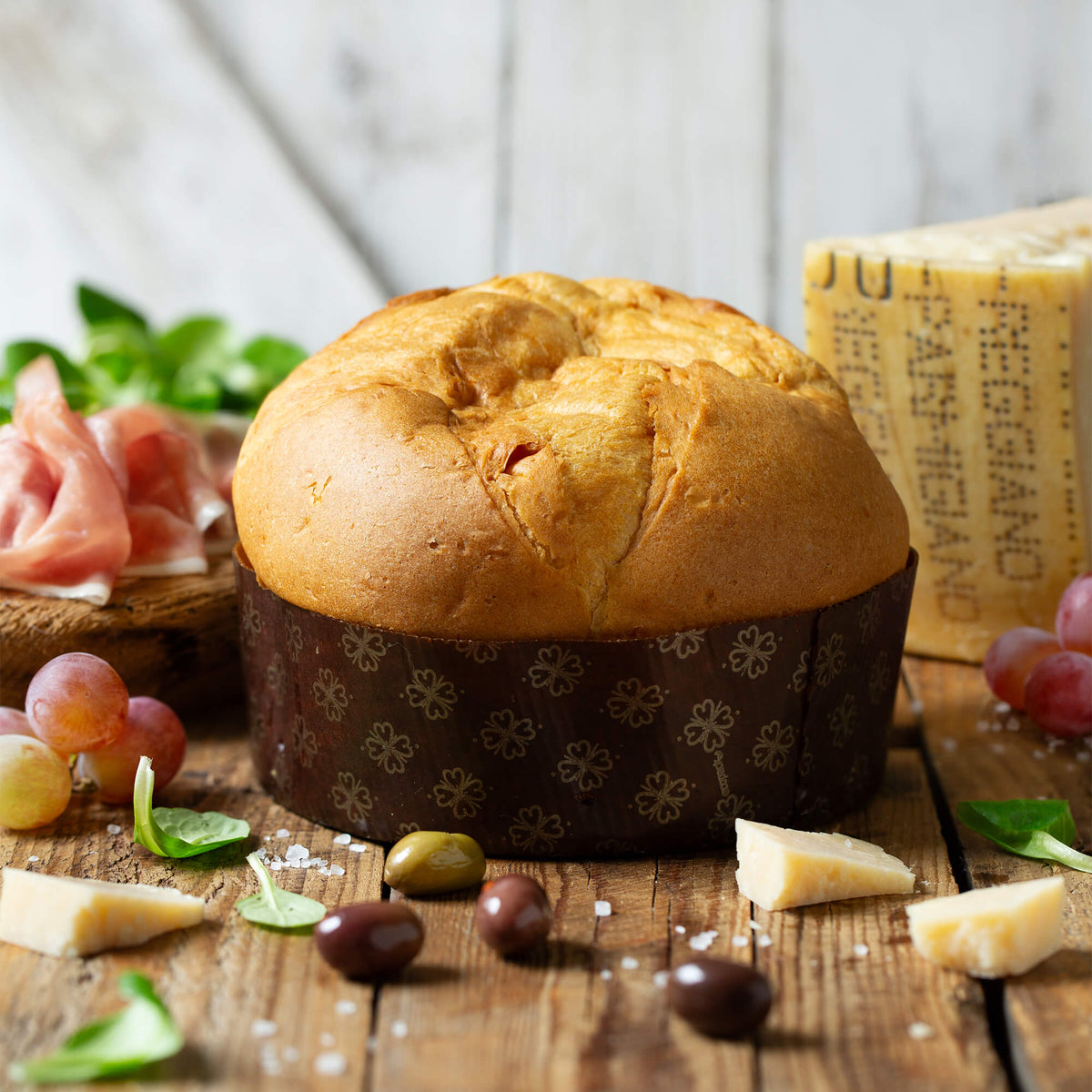 Panettone salé au Parmigiano Reggiano