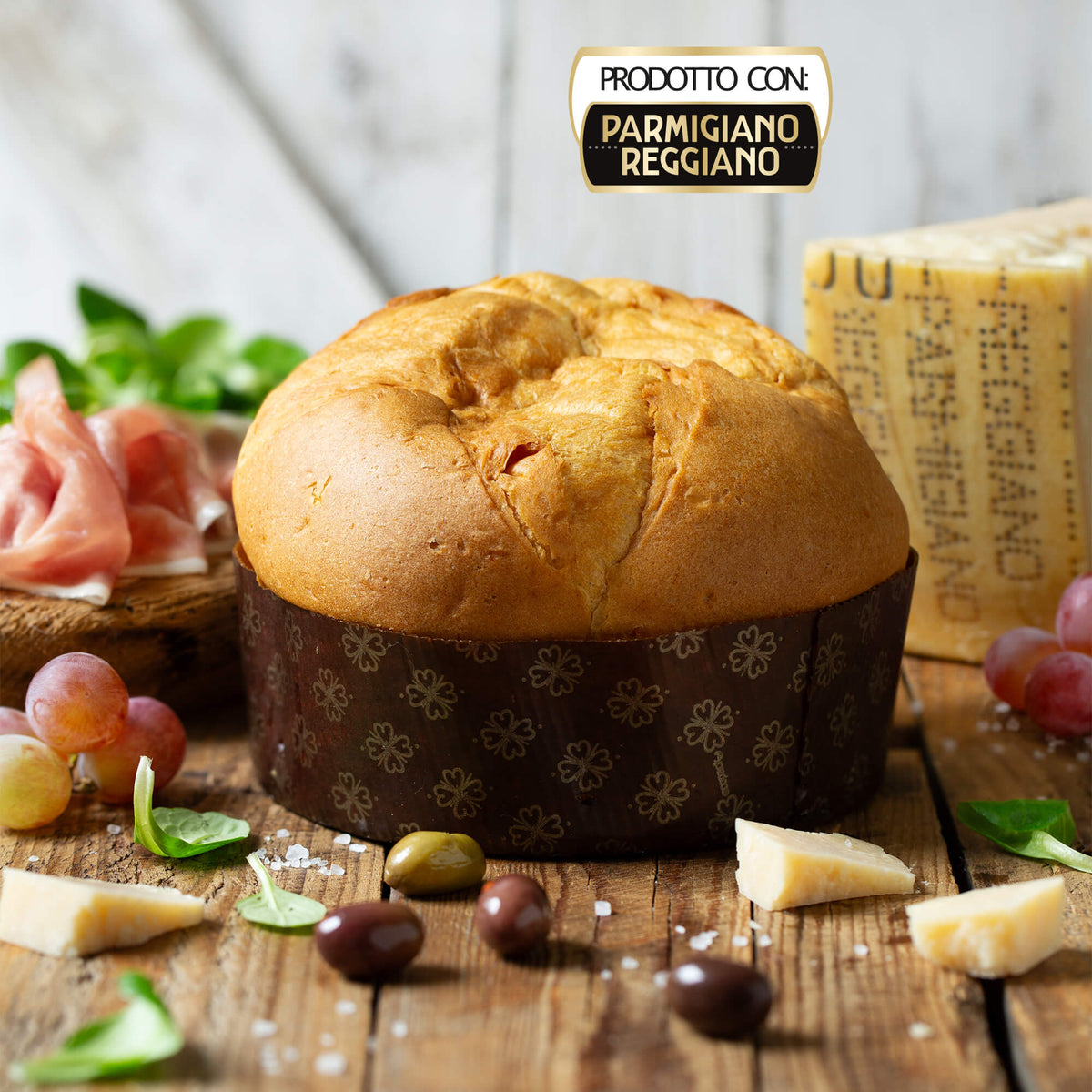 Panettone salé au Parmigiano Reggiano