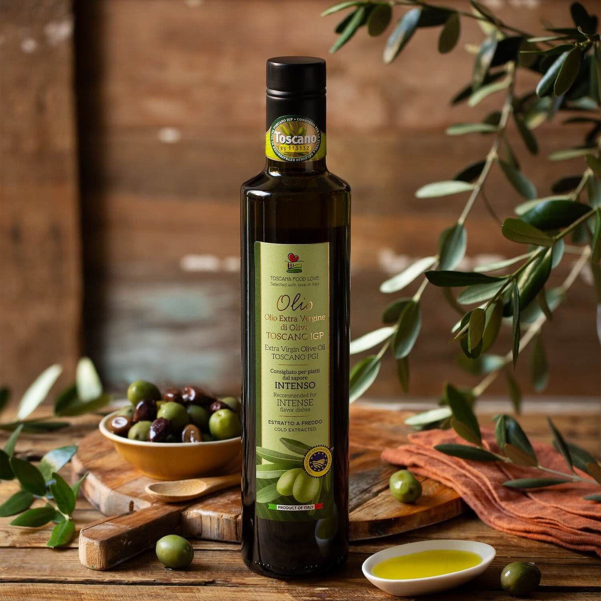 Toscano DOP and PGI Extra Virgin Olive Oil Trio | PGI Light, Chianti DOP & PGI Intense
