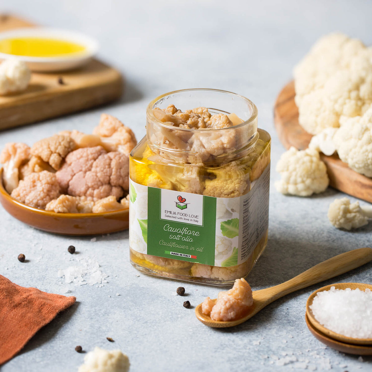 Chou-fleur à l'Huile