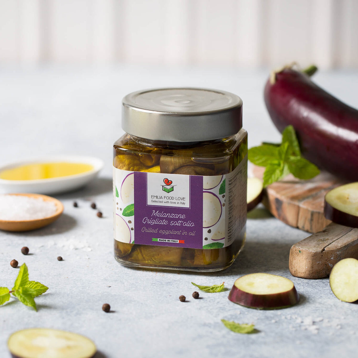 Aubergines Grillées à l'Huile