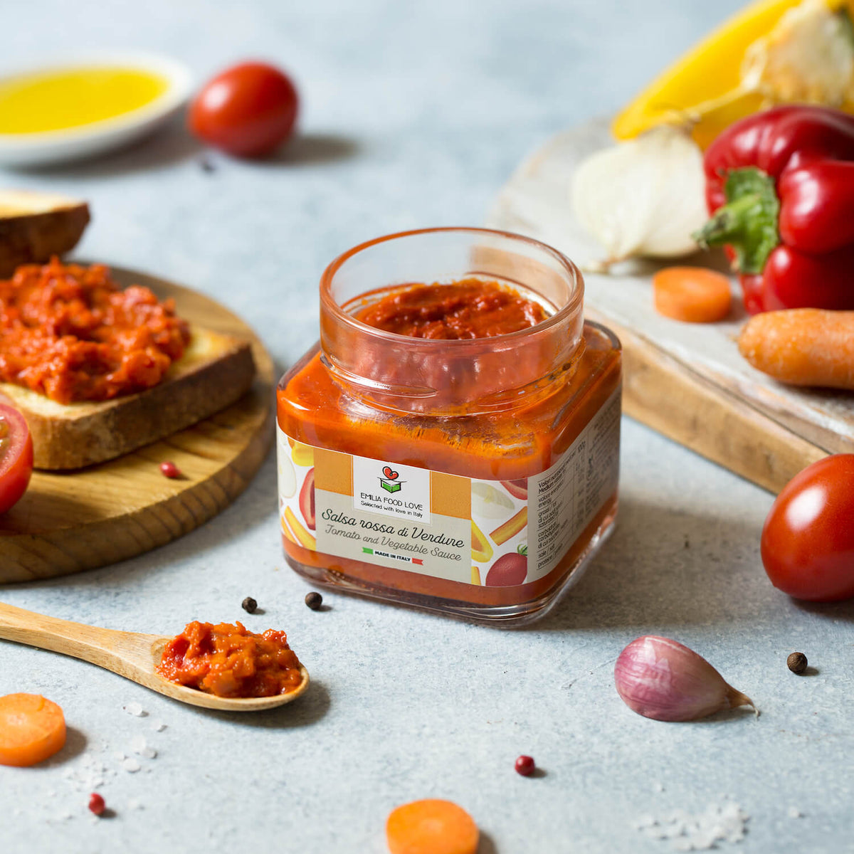 Sauce Rouge aux Légumes